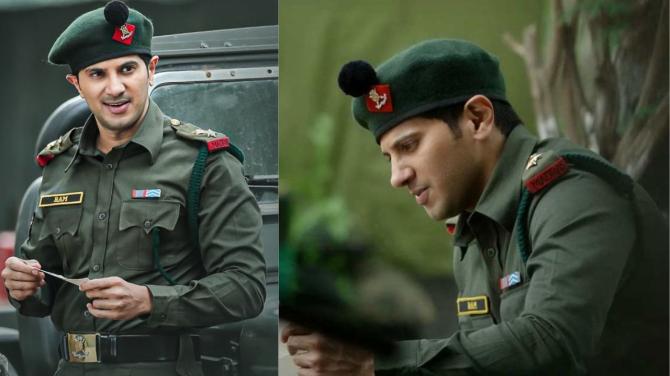Dulquer Salmaan plays Lieutenant Ram